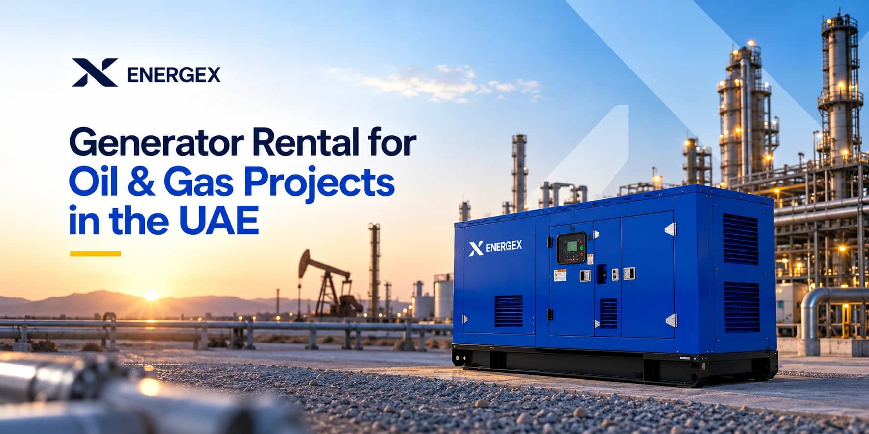 Generator Rental for Oil & Gas Projects in the UAE